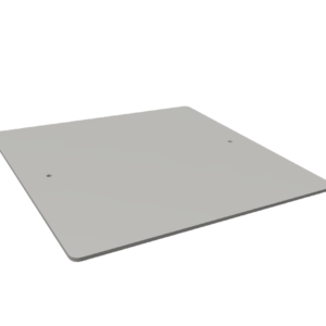 Galv 18” x 18” OSR Checkerplate Lid
