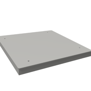 Galv 24” x 24” OSR Checkerplate Lid