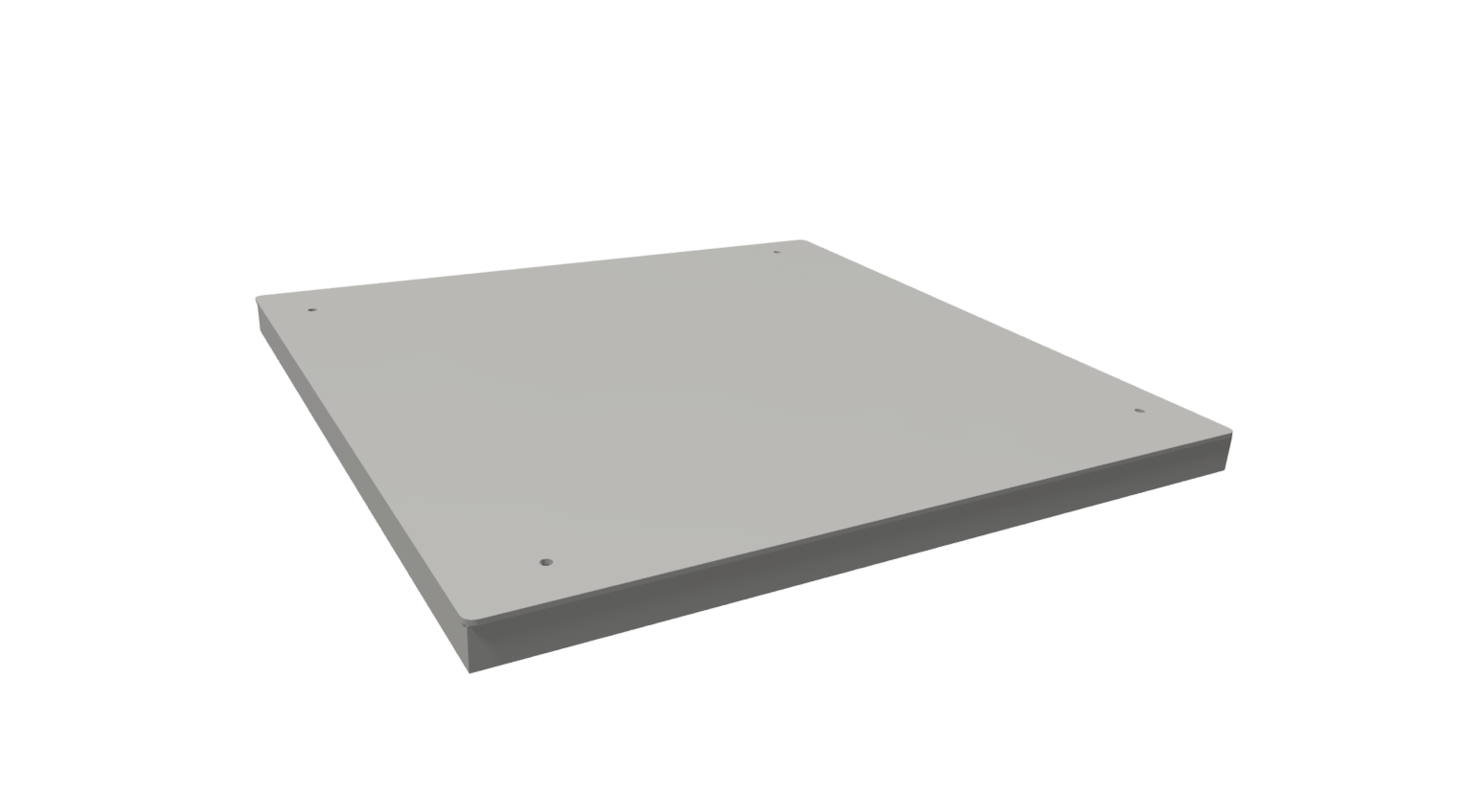 Galv 36” x 36” OSR Checkerplate Lid
