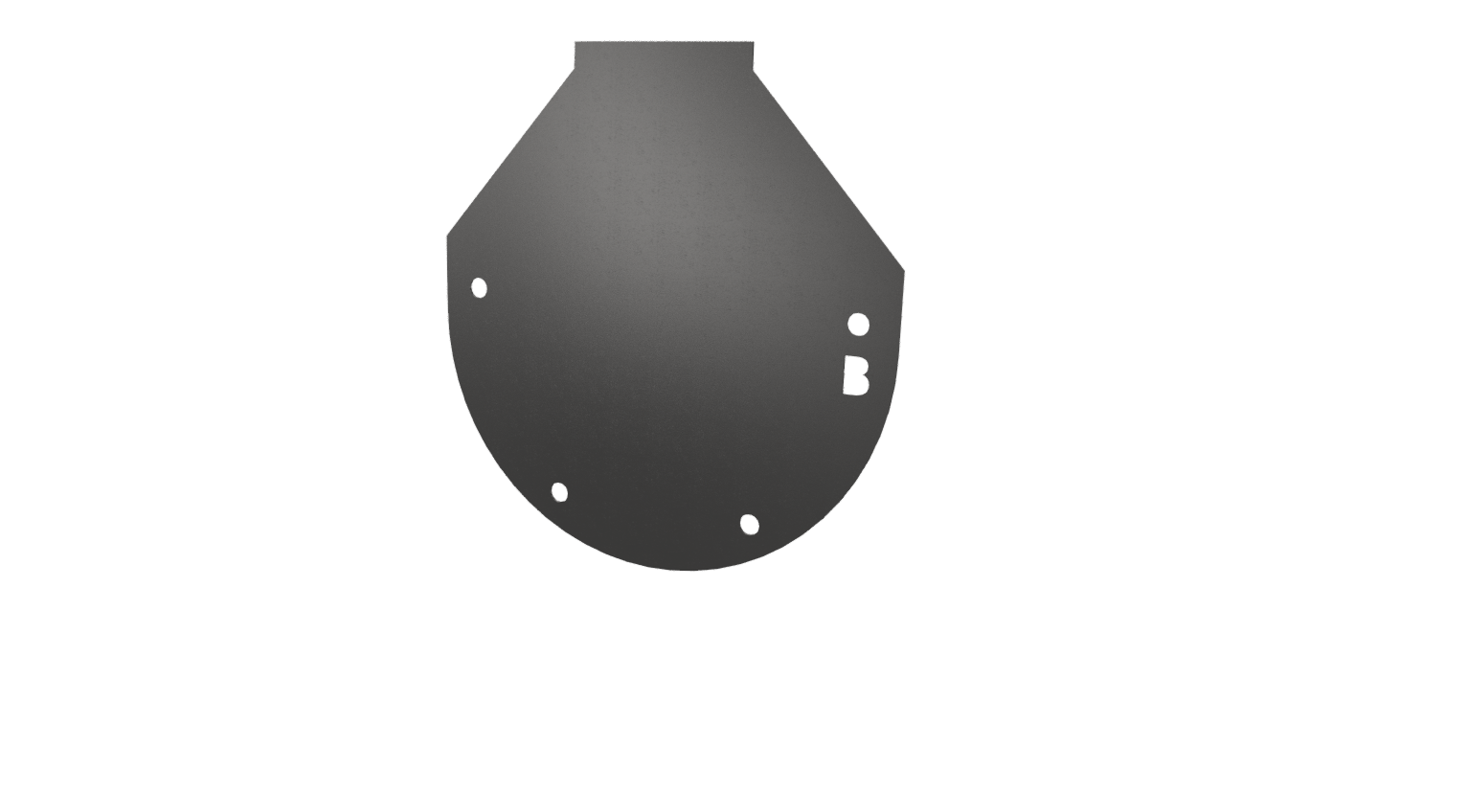 Galv B Flange End Cap*