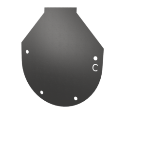 Galv C Flange End Cap*