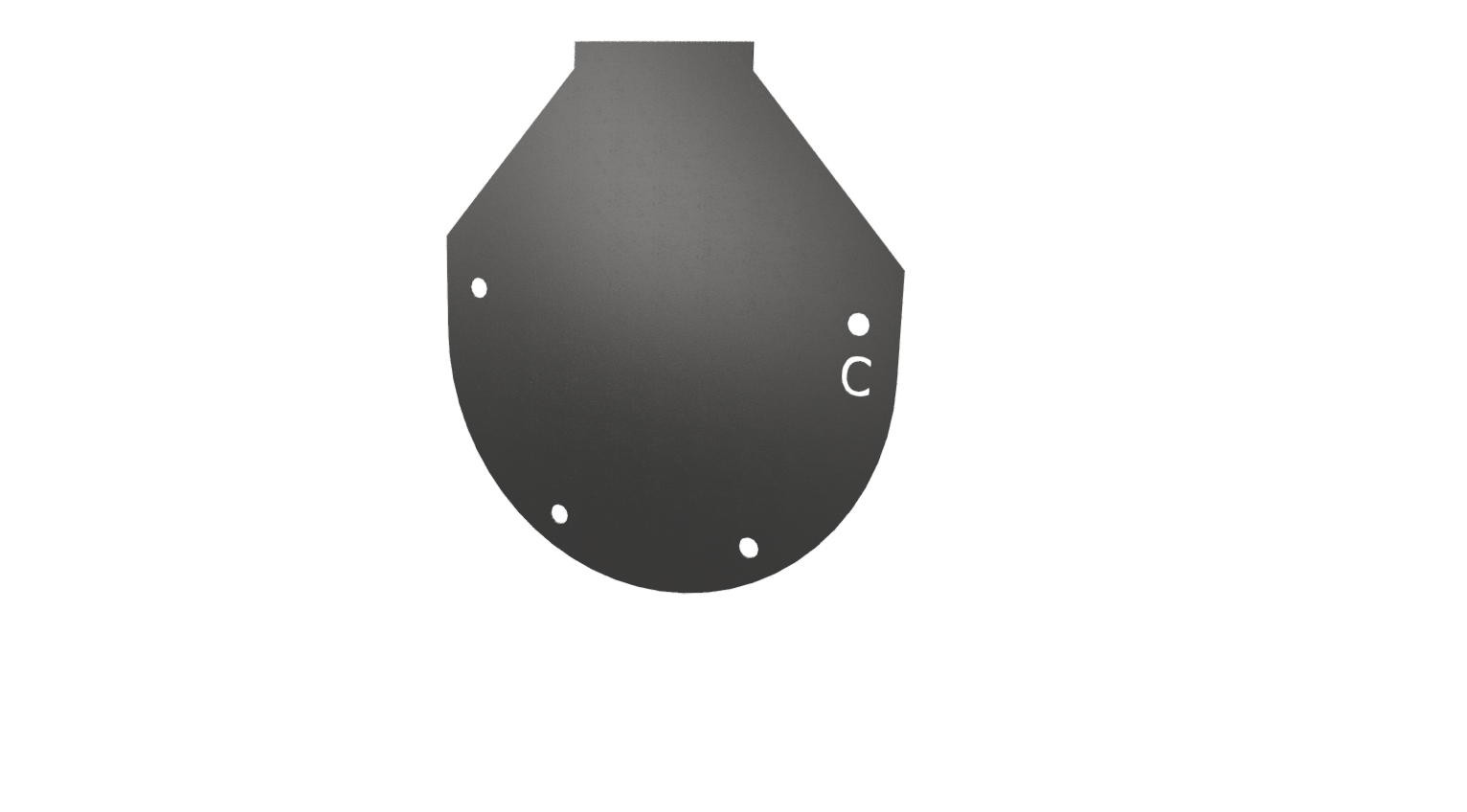 Galv C Flange End Cap*