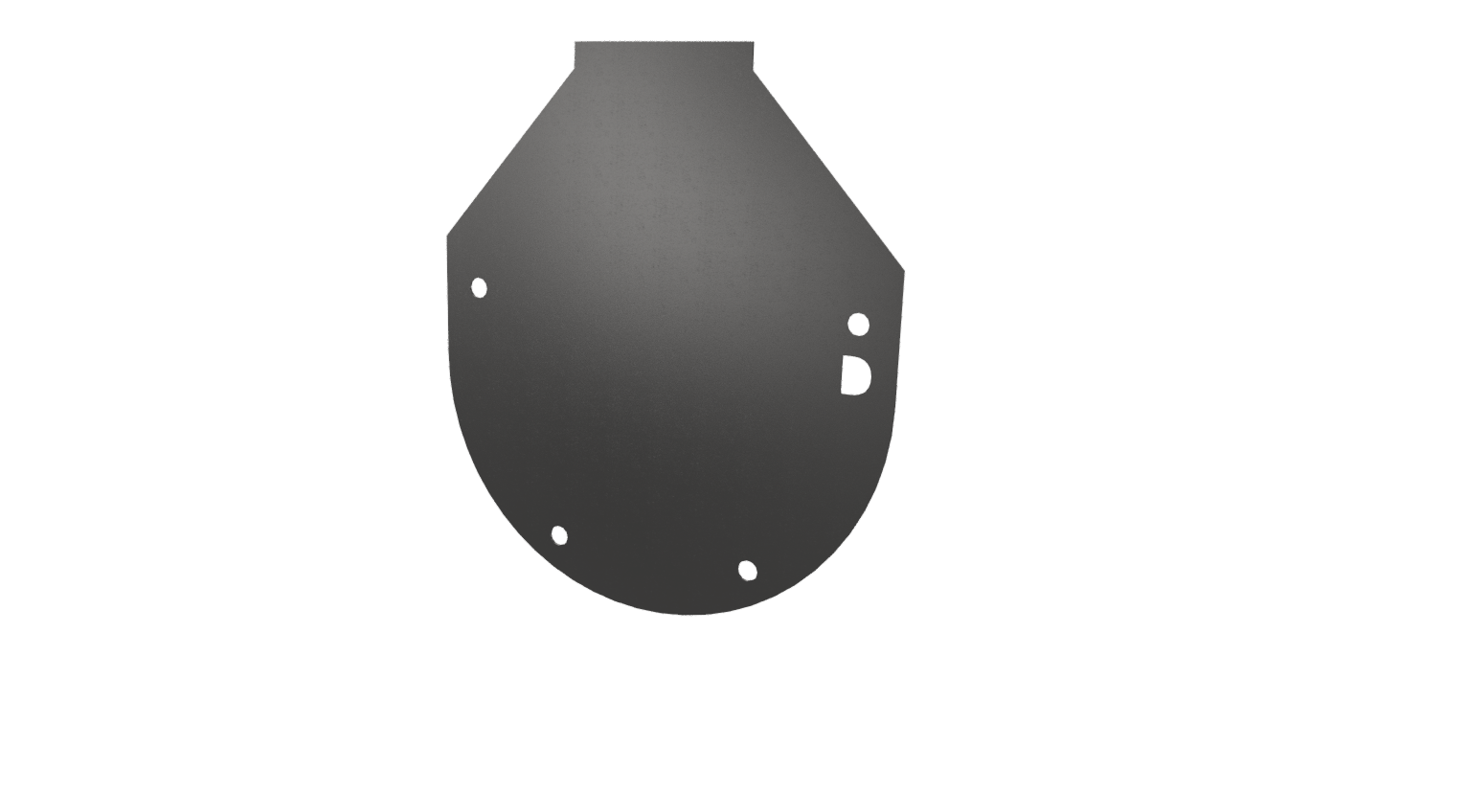 Galv D Flange End Cap*