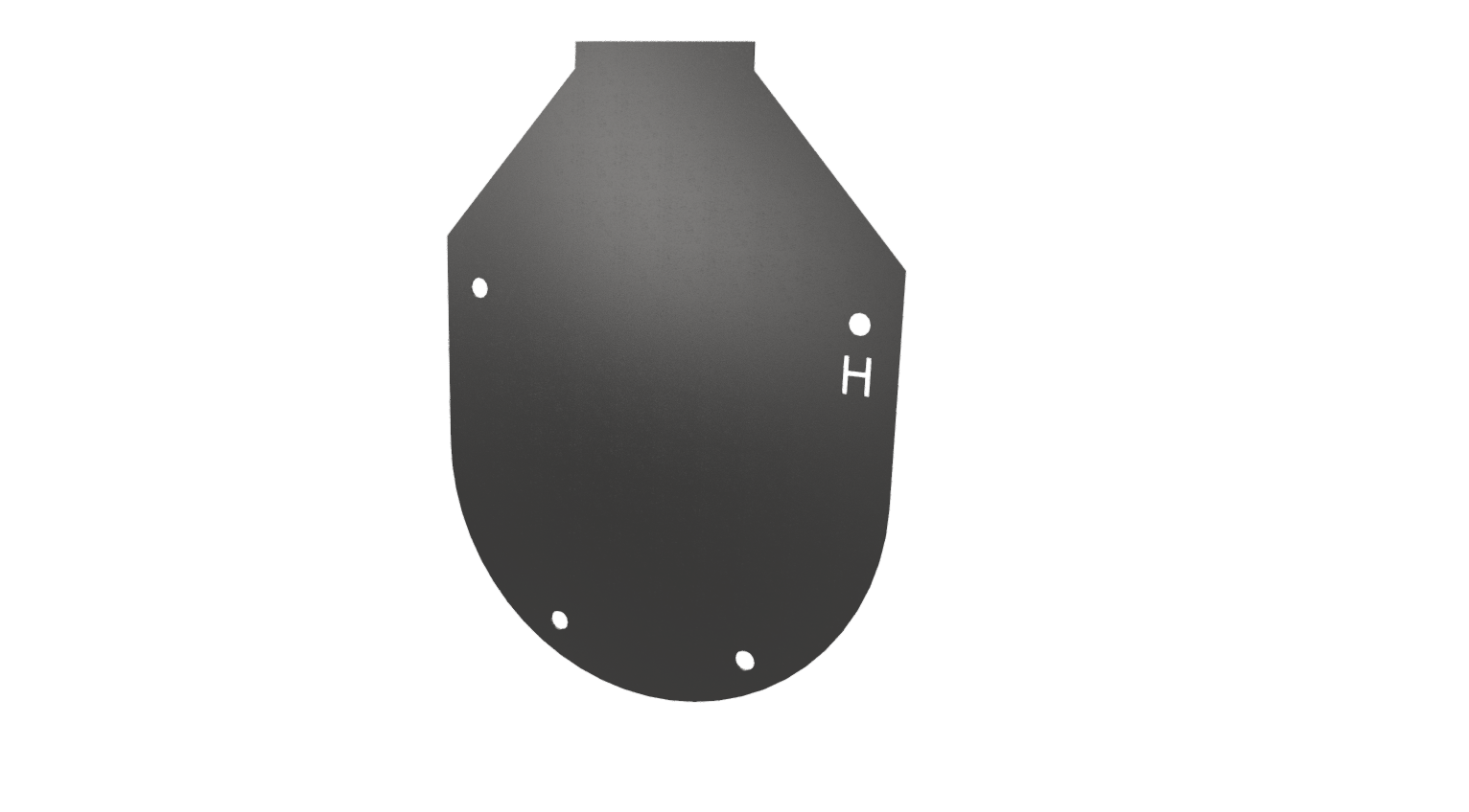 Galv H Flange End Cap*