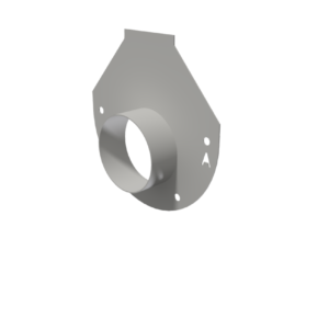 Galv A Flange End Cap w/ Stub*