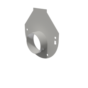 Galv B Flange End Cap w/ Stub*