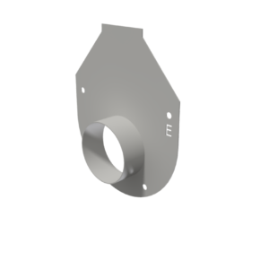 Galv E Flange End Cap w/ Stub*