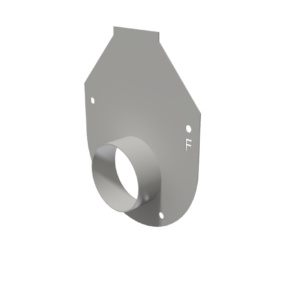 Galv F Flange End Cap w/ Stub*