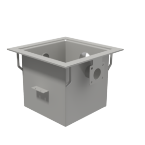 Residential Galv 12” x 12” x 12” Double Inlet Sump