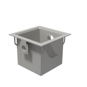 Residential Galv 12”x12”x12” Single Inlet Sump