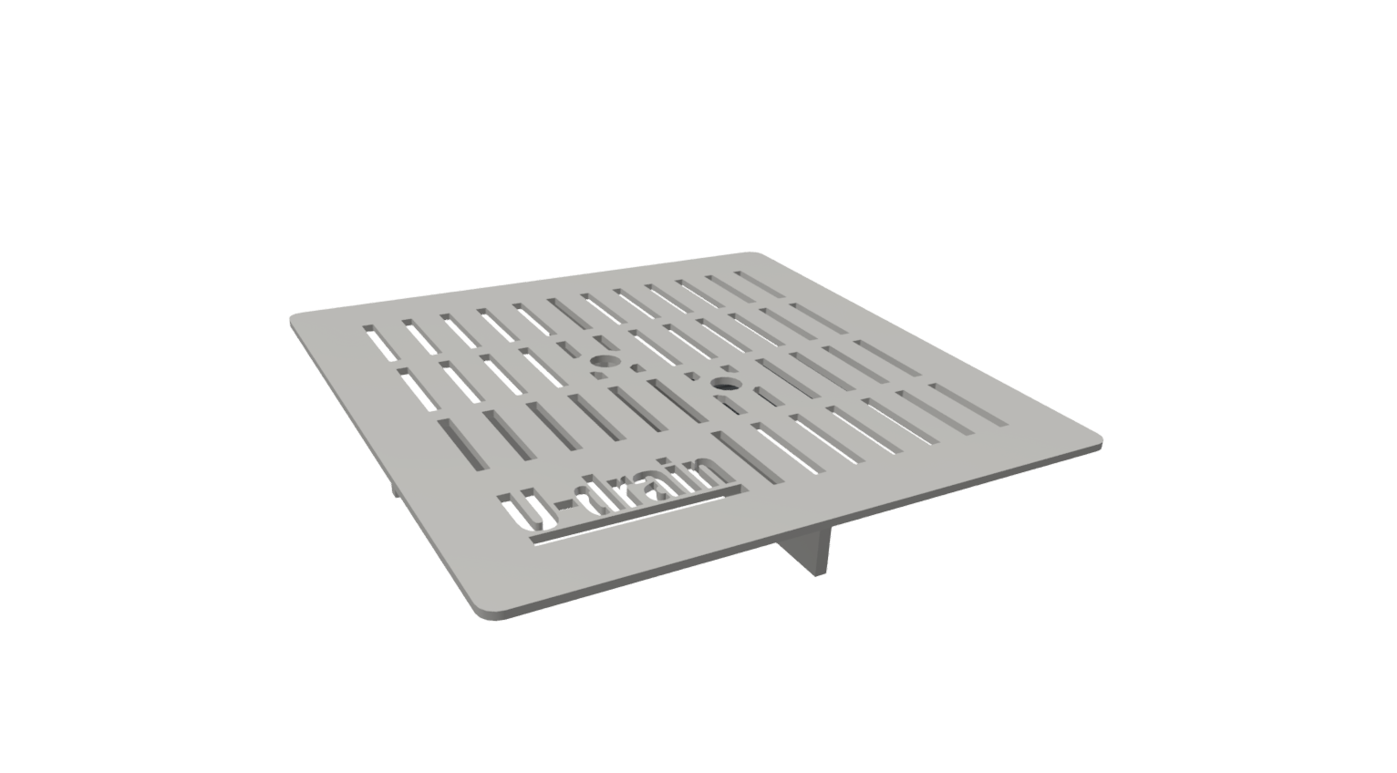 Residential Galv 12” x 12” Slotted Lid