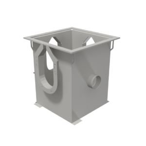 Galv 18”x18”x24” Sump Triple Inl