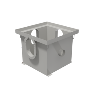 Galv 24”x24”x24” Sump Triple Inl