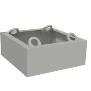 SS 24” x 24” Silt Strainer