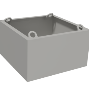 SS 36” x 36” Silt Strainer