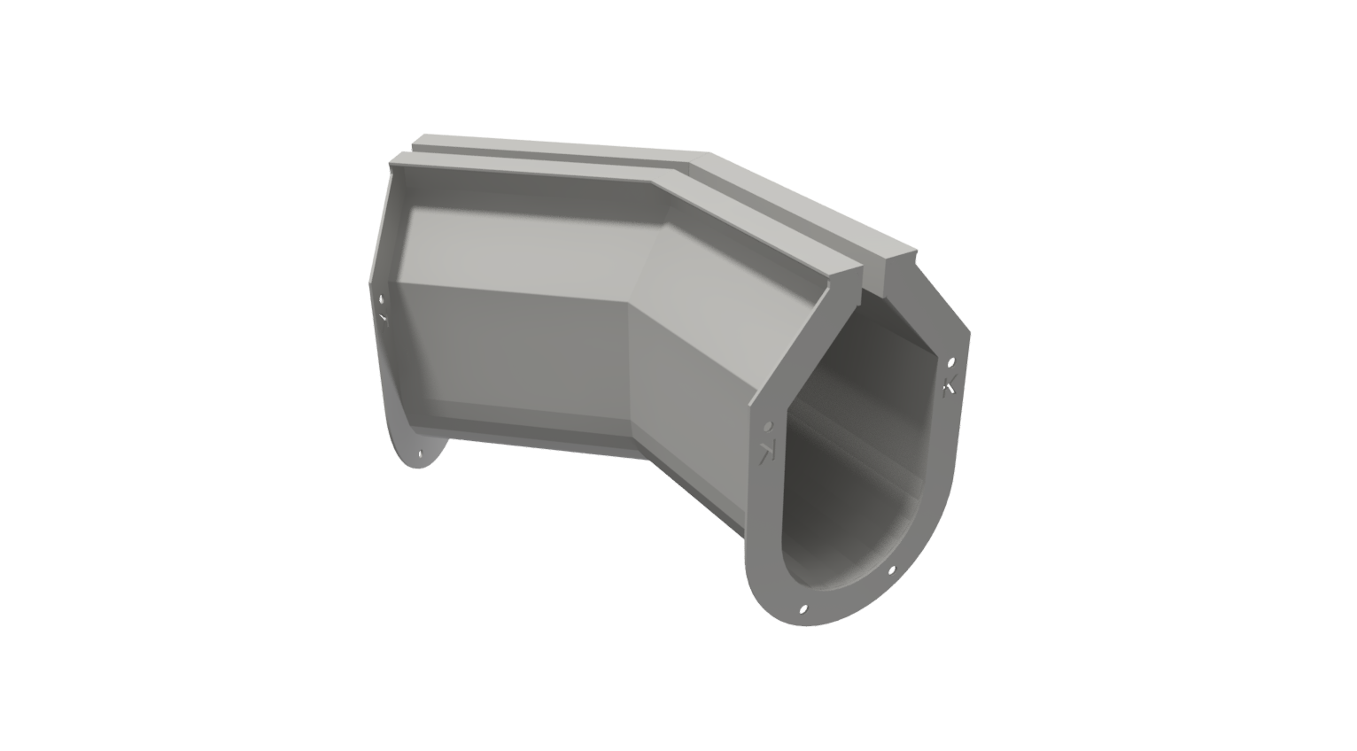 Galv K-K 45° Sect*