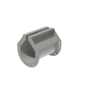 Galv C-C Flanges 1’ Sect*