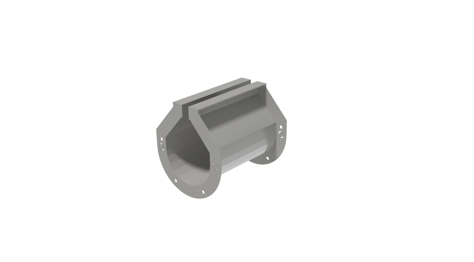 Galv C-C Flanges 1’ Sect*