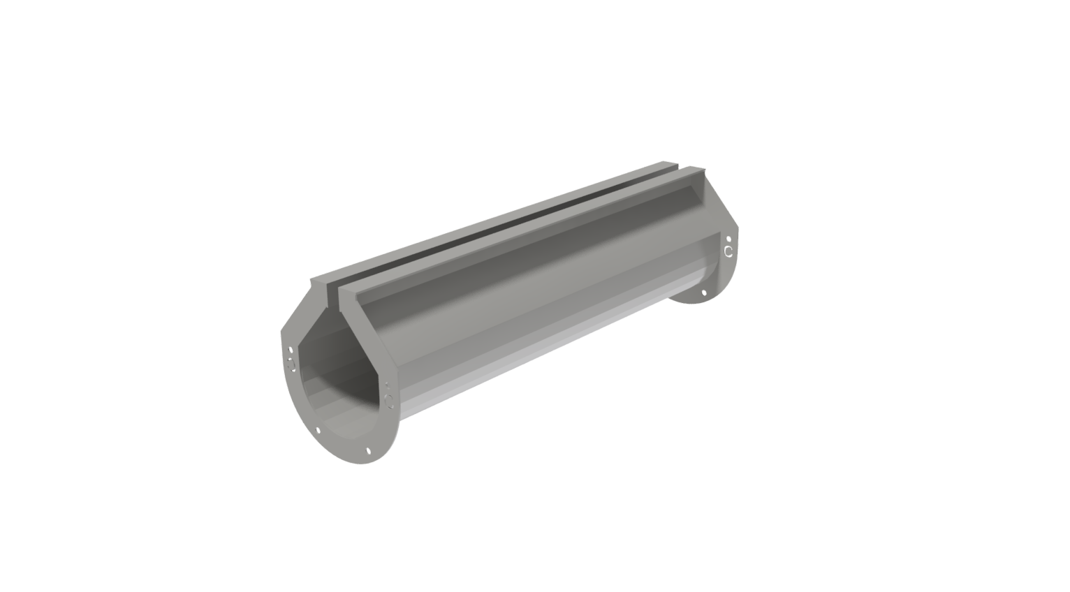 Galv C-C Flanges 3’ Sect*