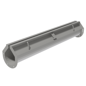 Galv C-C Flanges 5’ Sect*