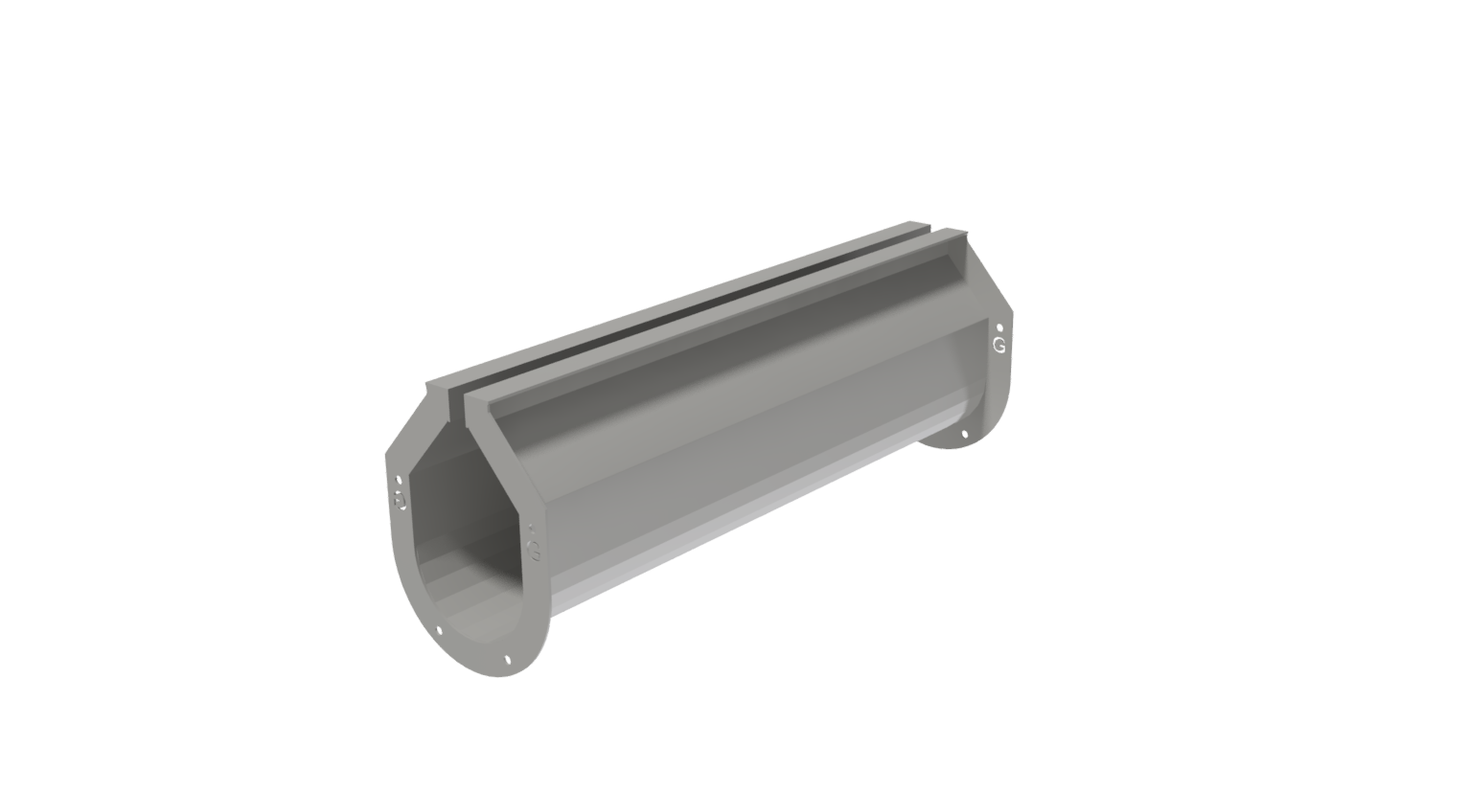 Galv G-G Flanges 3’ Sect*